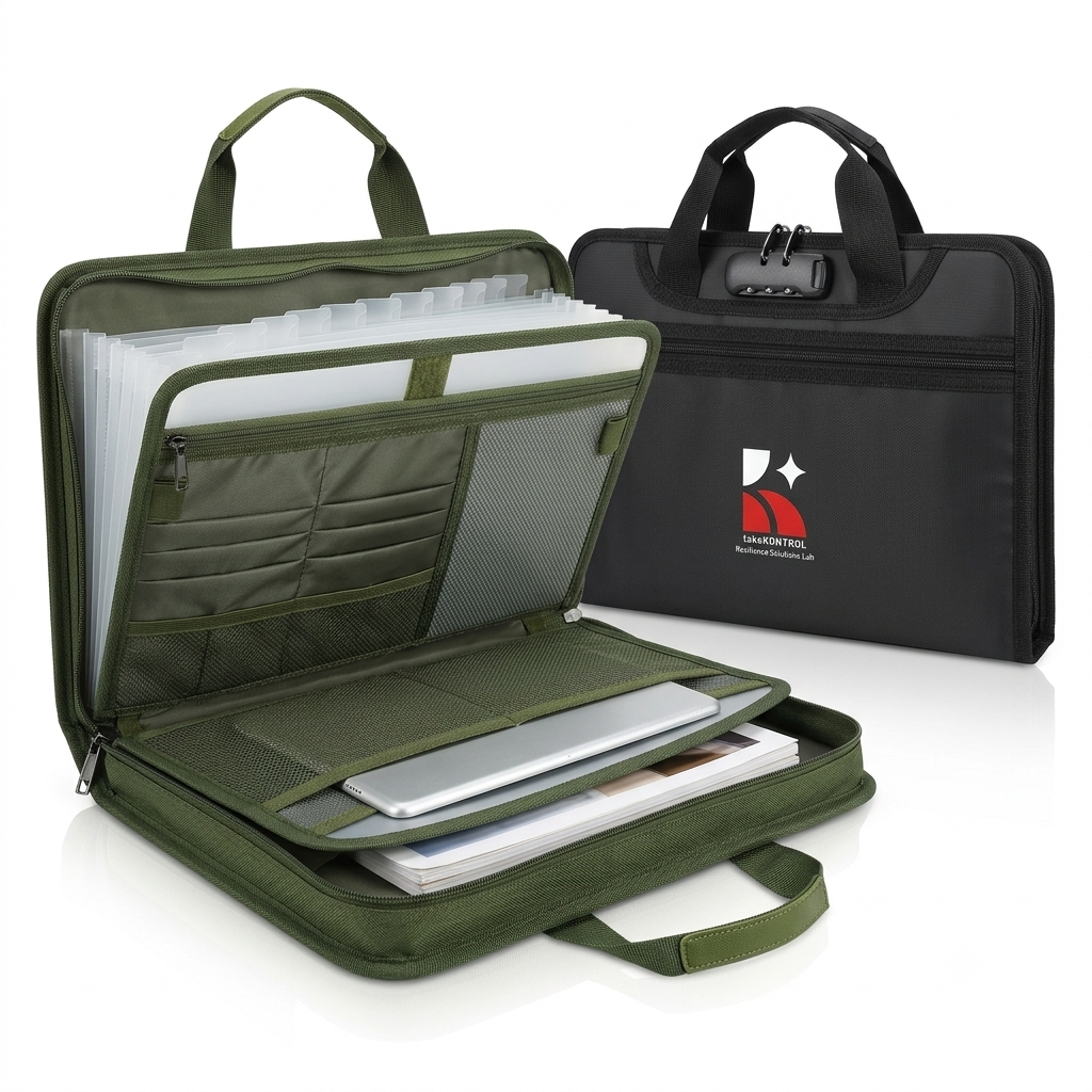 Fire-Resistant A4 Document Folder
